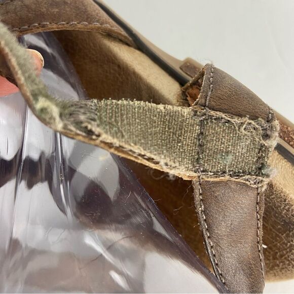 Aetrex Women’s Gladiator Sandals Comfort Brown Leather Embellished Size 36/ 6 - Picture 7 of 16